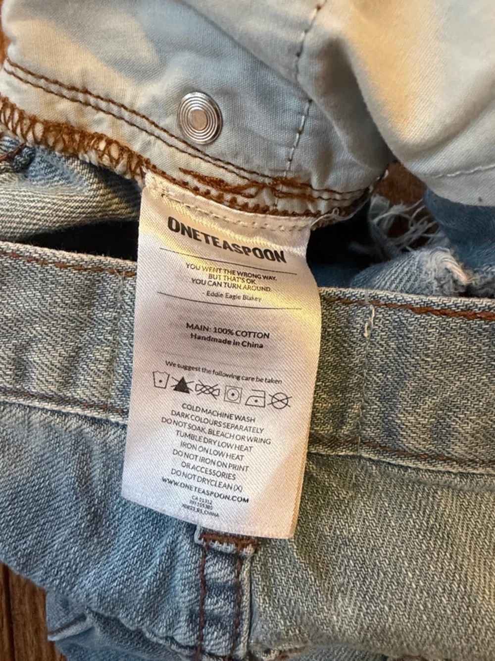 OneTeaspoon denim shorts